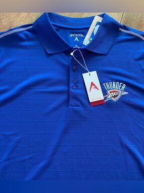 NWT Men’s Antigua OKC Thunder Polo Shirt